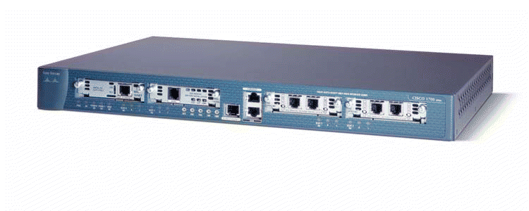Проектом сети передачи данных был рассмотрен маршрутизатор Cisco 1760